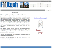 Tablet Screenshot of filtechfilter.com